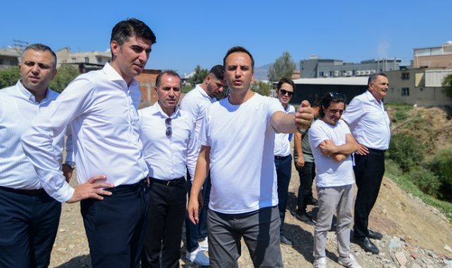 Başkan Eşki ve İZSU Genel Müdürü Erdoğan’dan inceleme turu