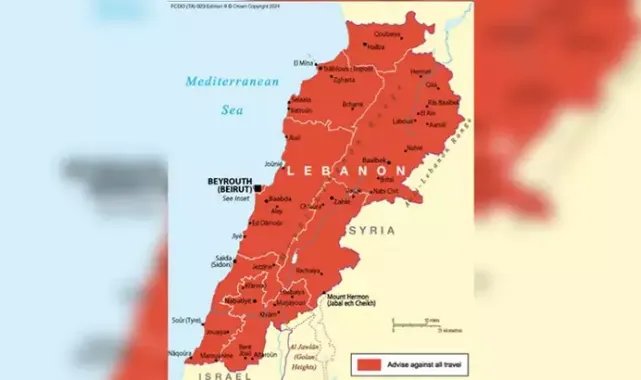 Batı ülkelerinden Lübnan’a seyahat uyarısı