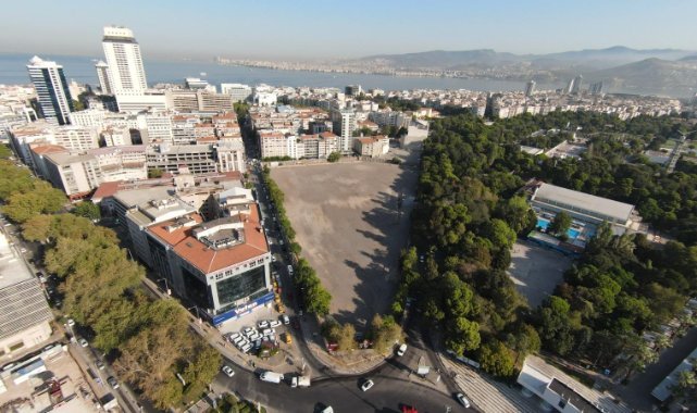 Belediye binasının yapımına karşılık Basmane Çukuru’ndan şartlı feragat