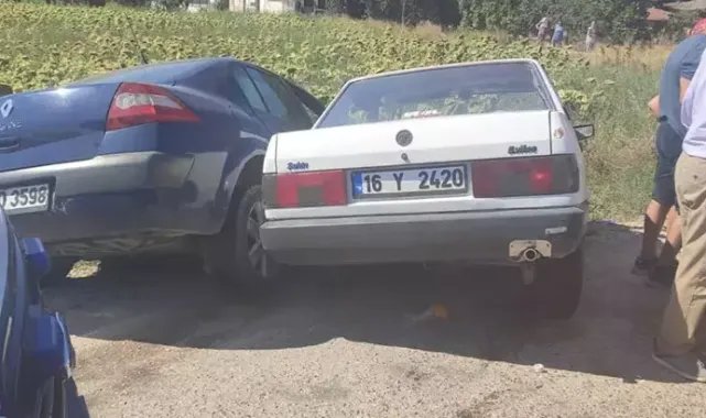 Bursa’da iki otomobil çarpıştı: 2’si bebek 9 yaralı