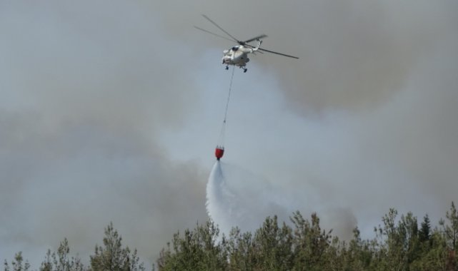 Çanakkale'deki tarihi yangında uçak ve helikopterler 708 sorti yaptı, 146 saat havada kaldı