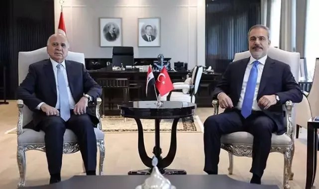 Dışişleri Bakanı Fidan, Iraklı mevkidaşı Hüseyin ile görüştü