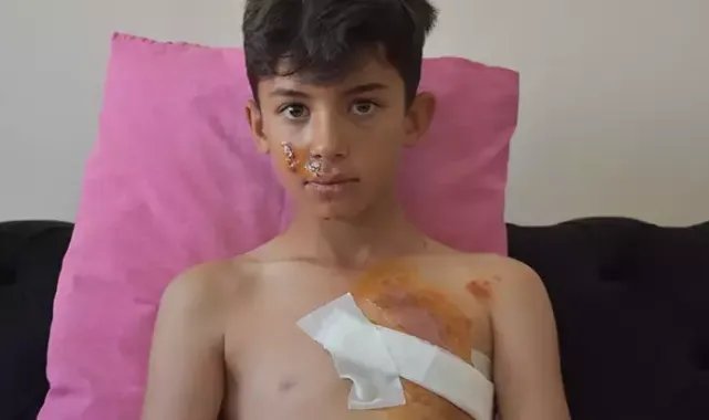 Duvarda açıkta kalan inşaat demiri, Gürkan'ın göğsüne saplandı