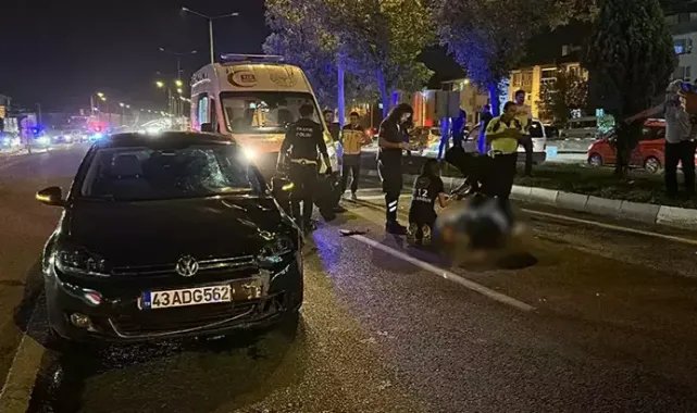 Eşiyle el ele tutuşarak yolun karşısına geçerken otomobilin çarpmasıyla öldü