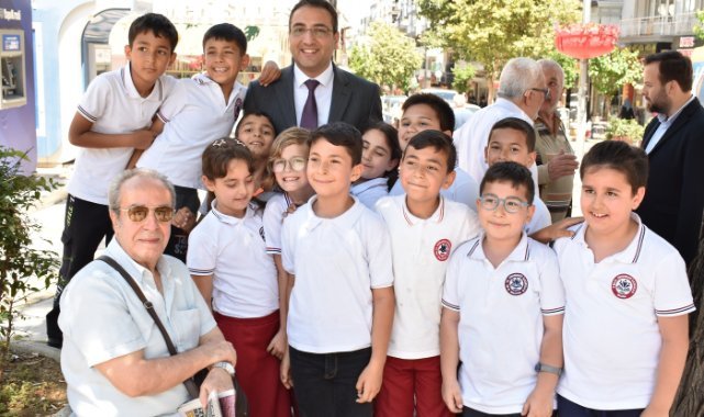 İlk okul çantası Yiğit’ten
