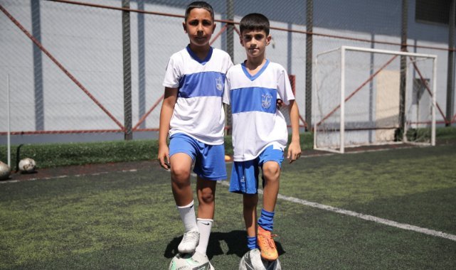 Konaklı çocuklar spor okullarında yeteneklerini keşfediyor