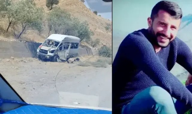 Maden ocağına ait minibüsteki patlamada ölen şoför, toprağa verildi