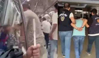 Metroda çocuğa şiddet uygulayan şüpheli gözaltına alındı