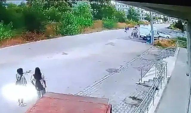 Motosiklet ATV'ye çarptı