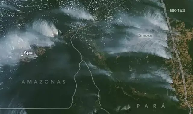 NASA: Brezilya’da karbon emisyonu son 19 yılın en yüksek seviyesine ulaştı