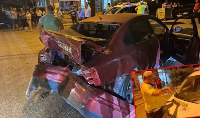 Otomobile çarpan kamyonetin sürücüsü kaçtı, plakası olay yerinde düştü: 1 yaralı