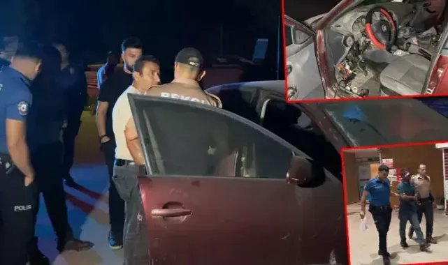 Tamir için bırakılan otomobili parçalara ayırıp, motorunu söktü