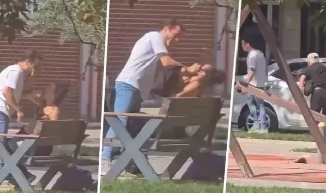 Tartıştığı sevgilisinin boğazını sıkıp, defalarca yumrukladı