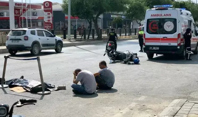 TIR'a çarpan motosikletteki kadın öldü; yakınları gözyaşı döktü