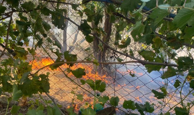 Yamanlar Dağı’nda çıkan yangınla mücadele sürüyor