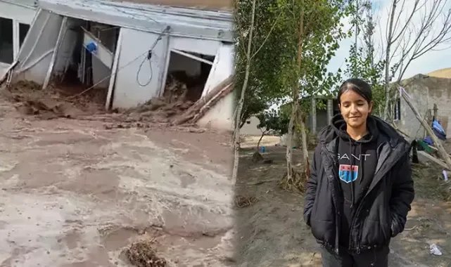 16 yaşındaki Zeynep, selde sürüklenen konteynerden son anda kurtulmuş