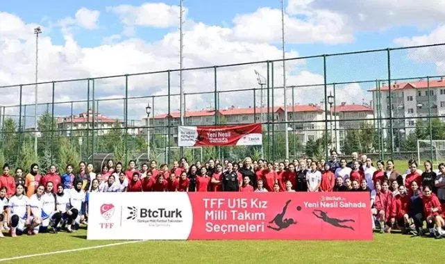 Ailesinden izin alan kızlar, milli futbol takımı seçmelerine koştu