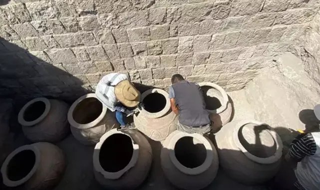 Ani Örenyeri'ndeki kazıda Büyük Selçuklu dönemine ait erzak deposu ortaya çıkarıldı