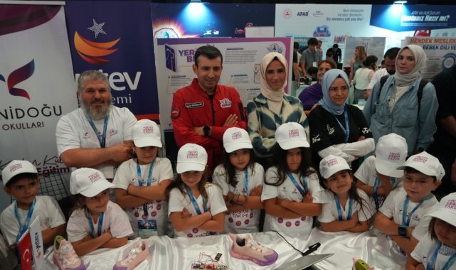 Cumhurbaşkanı Erdoğan’ın torunundan çocukların konumunu bildirecek akıllı ayakkabı projesi