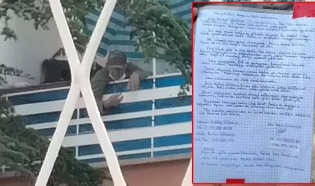 Evi terk eden eşiyle görüşmek için 'Mahalleyi havaya uçururum' yazılı not bıraktı