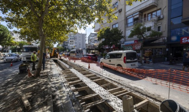 Girne Caddesi’ndeki yağmur suyu mazgalları yenileniyor