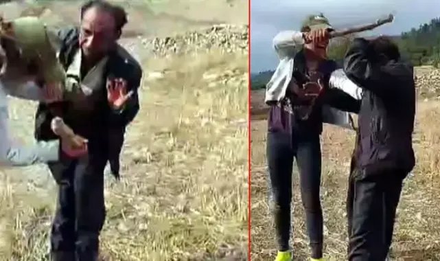 Kız kardeşler, kendilerine içki almayan çobanı dövüp kameraya kaydetti