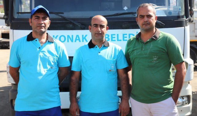 Konak Belediyesi işçileri bir kez daha örnek oldu