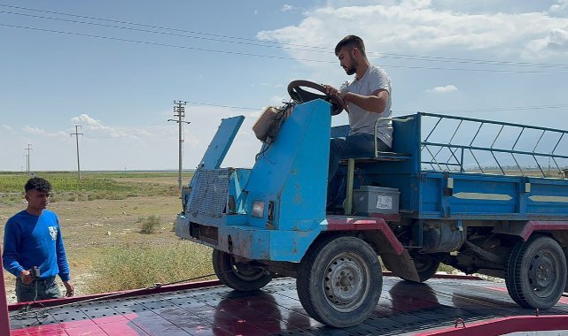Köylü vatandaş mühendisleri kıskandıracak aracıyla jandarma denetimine takıldı