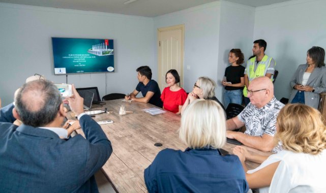 Litvanya heyeti İzmir Büyükşehir Belediyesi'nin çalışmalarını inceledi