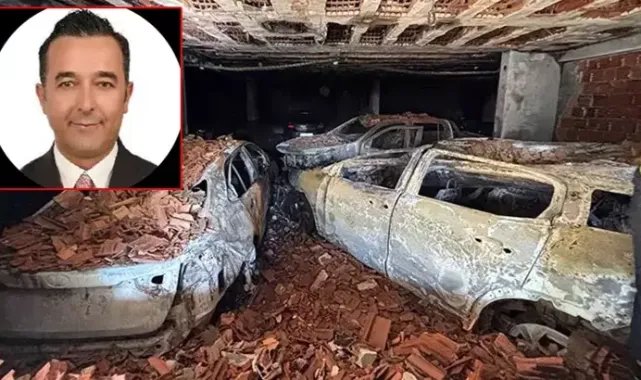 Otoparkta duvara çarpan otomobil alev aldı: 1 ölü