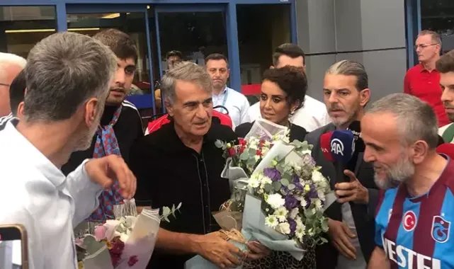 Şenol Güneş’e Trabzon’da coşkulu karşılama