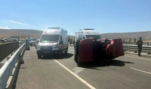 Sivas’ta zincirleme kaza: 9 yaralı