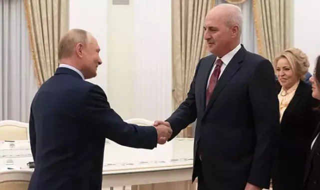 TBMM Başkanı Numan Kurtulmuş, Putin ile görüştü