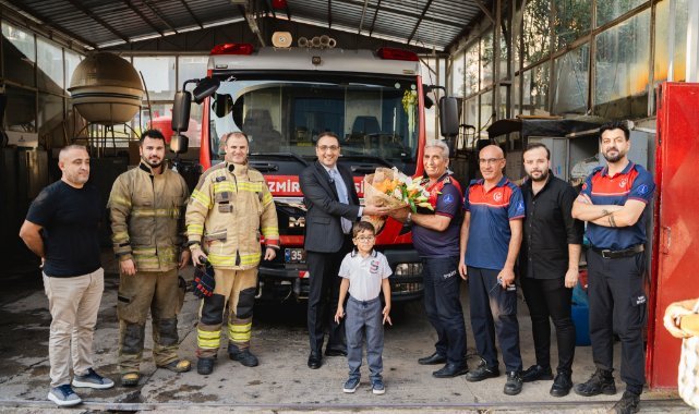 Yiğit’ten ateş savaşçılarına ziyaret
