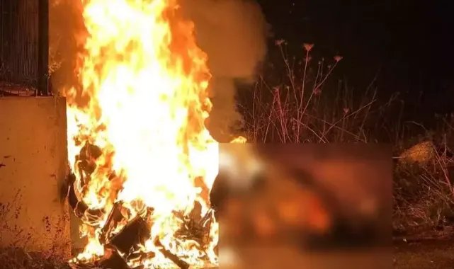 Alevlerin arasında kalan motosikletli öldü, arkadaşı ağır yaralandı; sürücüler yardım etmedi