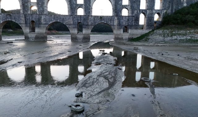 Alibey Barajı’nda korkutan görüntü: Son 10 yılın en kurak dönemini geçiriyor