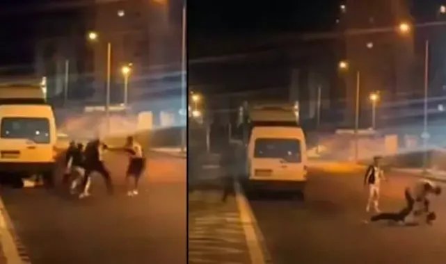 Avcılar’da gençlerin tekmeli yumruklu kavgası