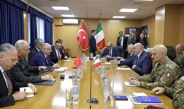 Bakan Güler, İtalya Savunma Bakanı Crosetto ile görüştü