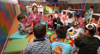 Başkan Mutlu, Oyun Evi’nin minikleriyle bir araya geldi: Okul öncesi eğitim her çocuğun hakkı