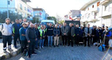 Bornova’da temizlik seferberliği... Başkan Eşki: Yaşam alanlarını temiz ve güvenli hale getiriyoruz