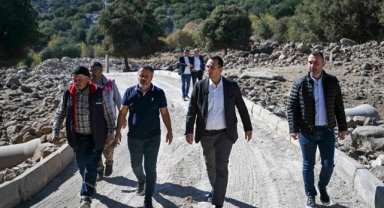 Bornova'nın kırsal mahallelerinde ulaşım artık kolaylaşıyor: Sarnıç ve Kurudere'de yol sorunları çözüldü