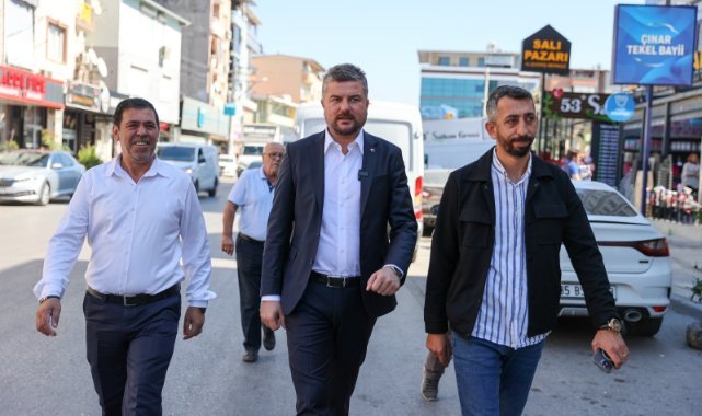 Buca Belediye Başkanı Görkem Duman, mahallelerdeki ziyaretlerine devam ediyor
