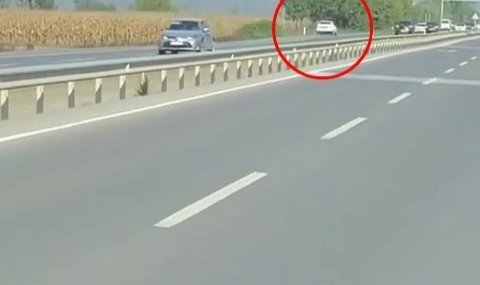 D-650’de ters yönde ilerledi, trafiği böyle tehlikeye attı