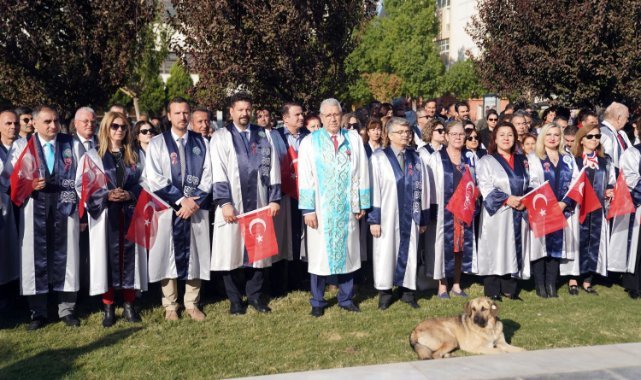 Ege Üniversitesinde, Cumhuriyet Bayramı coşkuyla kutlandı