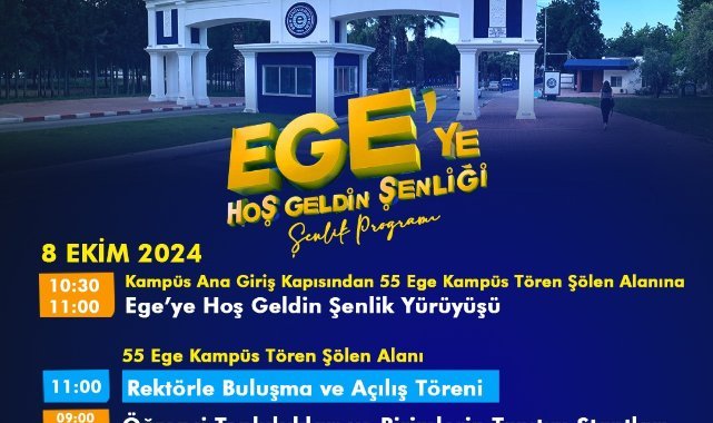 “Ege’ye Hoş Geldin Şenliği” 8 Ekim’de…