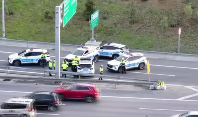 Eyüpsultan’da motosikletliler kaçtı polis kovaladı