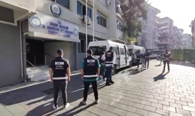 İzmir’de silah tacirlerine helikopter destekli operasyon