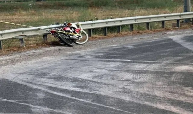 İzmir'de tanker ile motosiklet çarpıştı