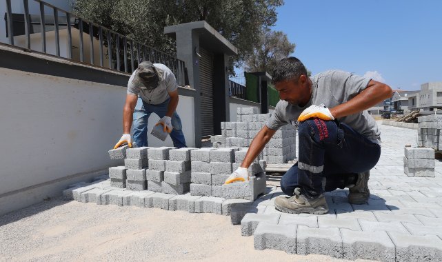 Menderes’te Söğüt Sokak Yolu Tamamlandı