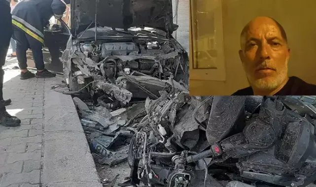 Otomobil, motosiklete ve duvara çarptı; 1 ölü, 1 yaralı
